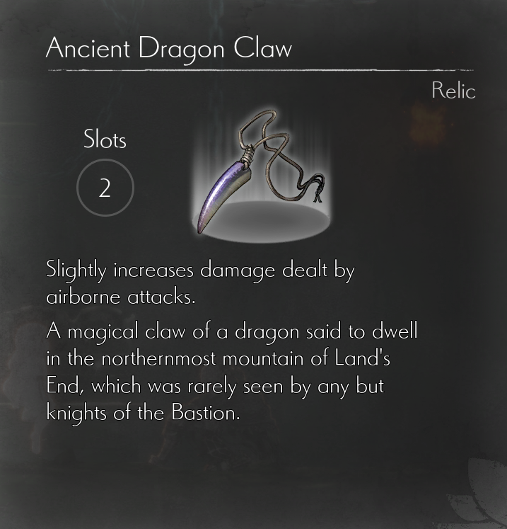 古龙之爪 / Ancient Dragon Claw