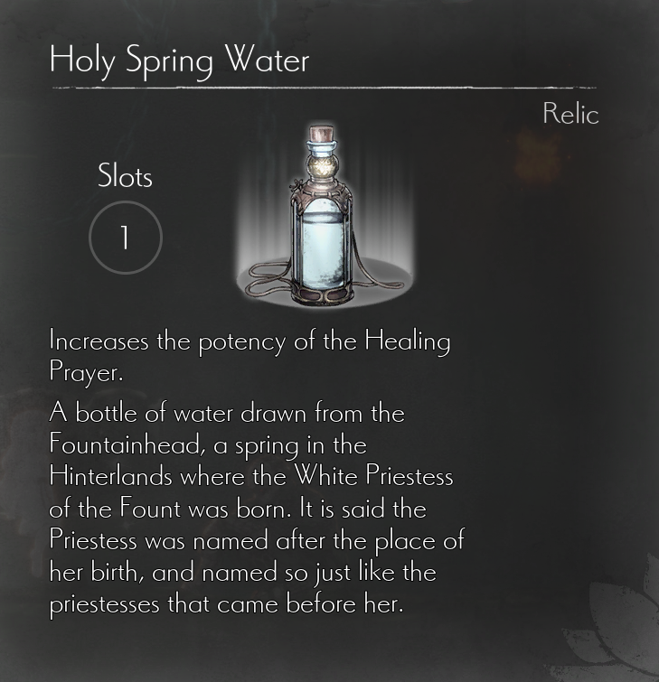 圣泉之水 / Holy Spring Water